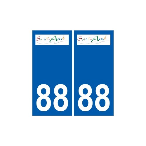 88 Neufchateau logo sticker plate stickers city