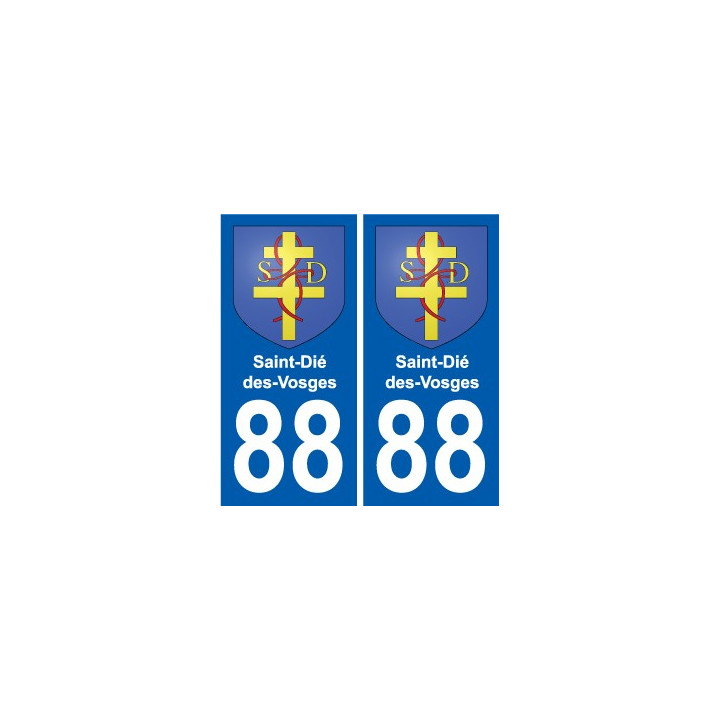 88 Neufchâteau wappen aufkleber typenschild aufkleber stadt