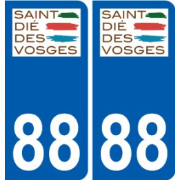 88 Neufchateau logo sticker plate stickers city