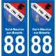 88 Neufchâteau wappen aufkleber typenschild aufkleber stadt