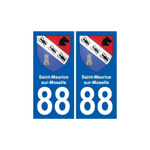 88 Neufchâteau blason autocollant plaque stickers ville