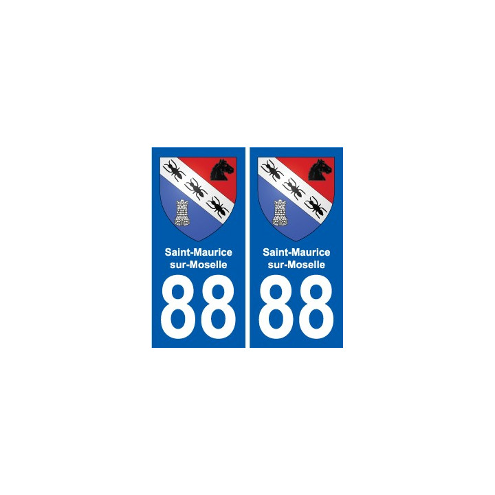 88 Neufchâteau blason autocollant plaque stickers ville