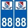 88 Neufchâteau logo aufkleber typenschild aufkleber stadt