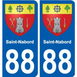 88 Neufchateau stemma adesivo piastra adesivi città