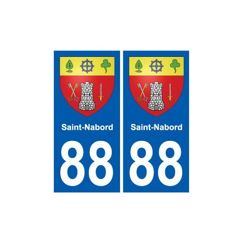 88 Neufchâteau wappen aufkleber typenschild aufkleber stadt