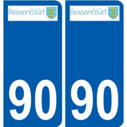 90 Delle logotipo de la etiqueta engomada de la placa de pegatinas de la ciudad