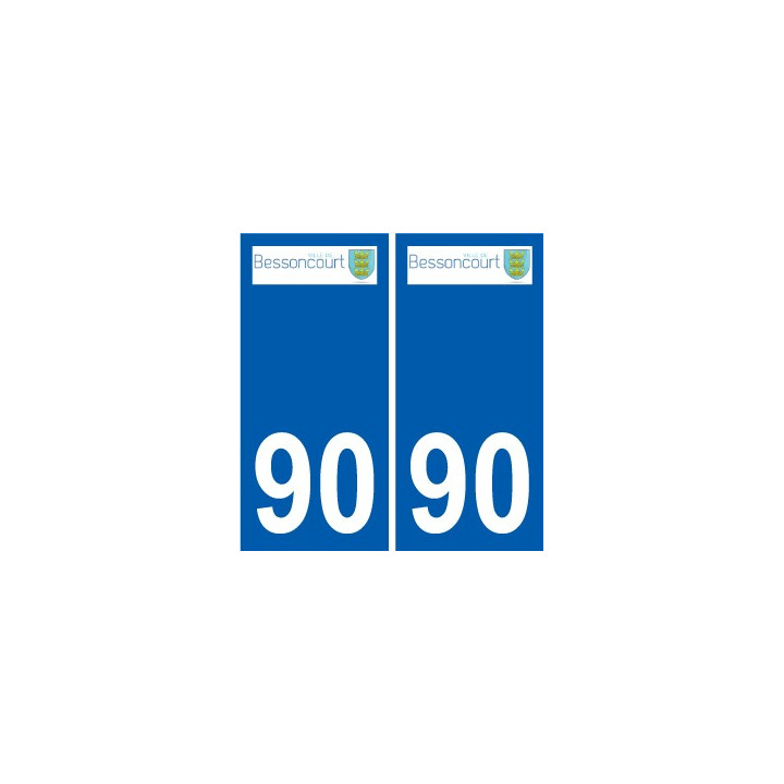 90 Delle logotipo de la etiqueta engomada de la placa de pegatinas de la ciudad