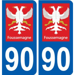 90 Delle logo sticker plate stickers city