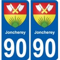 90 Bessoncourt blason autocollant plaque stickers ville