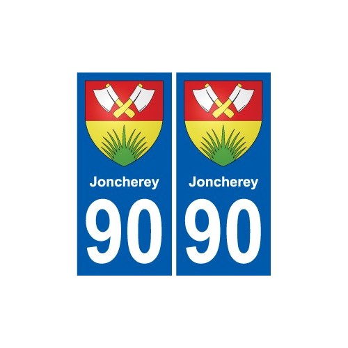 90 Giromagny stemma adesivo piastra adesivi città