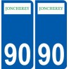 90 Delle logo aufkleber typenschild aufkleber stadt