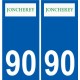 90 Delle logo sticker plate stickers city