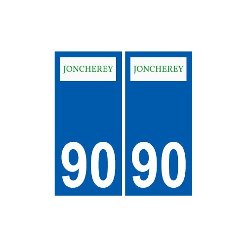 90 Bessoncourt logo autocollant plaque stickers ville
