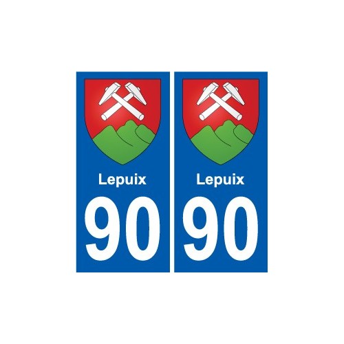 90 Bessoncourt blason autocollant plaque stickers ville