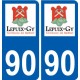 90 Delle logo aufkleber typenschild aufkleber stadt