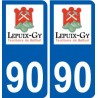 90 Bessoncourt logo autocollant plaque stickers ville