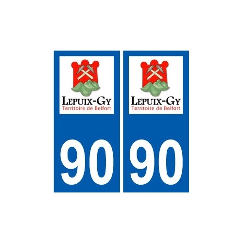 90 Bessoncourt logo autocollant plaque stickers ville
