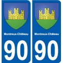 90 Bessoncourt logo autocollant plaque stickers ville