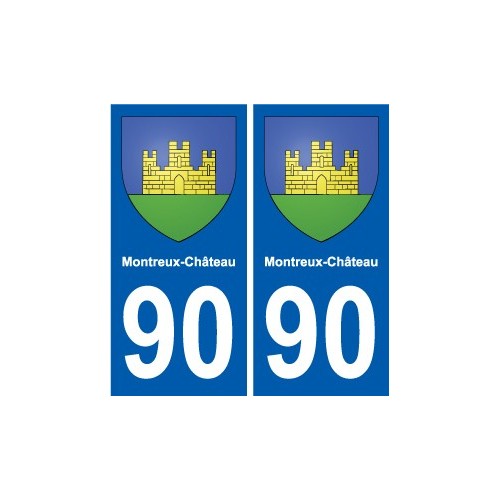 90 Bessoncourt logo autocollant plaque stickers ville