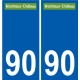 90 Bessoncourt blason autocollant plaque stickers ville