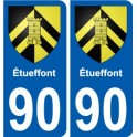 90 Bessoncourt blason autocollant plaque stickers ville