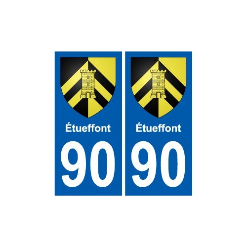 90 Bessoncourt blason autocollant plaque stickers ville