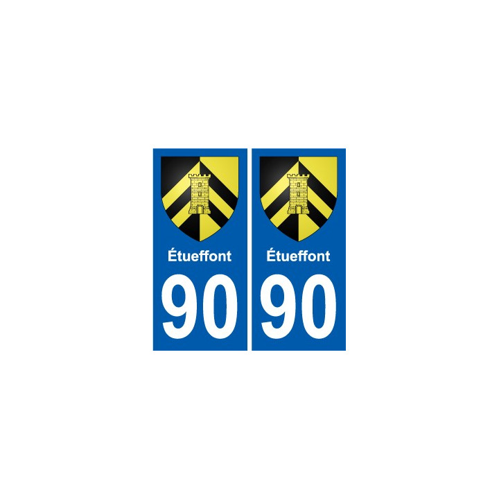 90 Bessoncourt blason autocollant plaque stickers ville