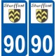 90 Delle logo aufkleber typenschild aufkleber stadt
