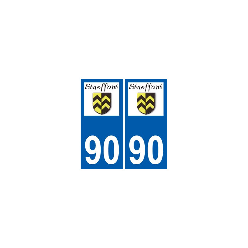 90 Delle logo adesivo piastra adesivi città