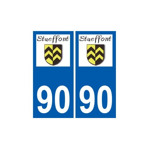 90 Delle logo sticker plate stickers city