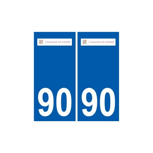 90 Bessoncourt logo autocollant plaque stickers ville