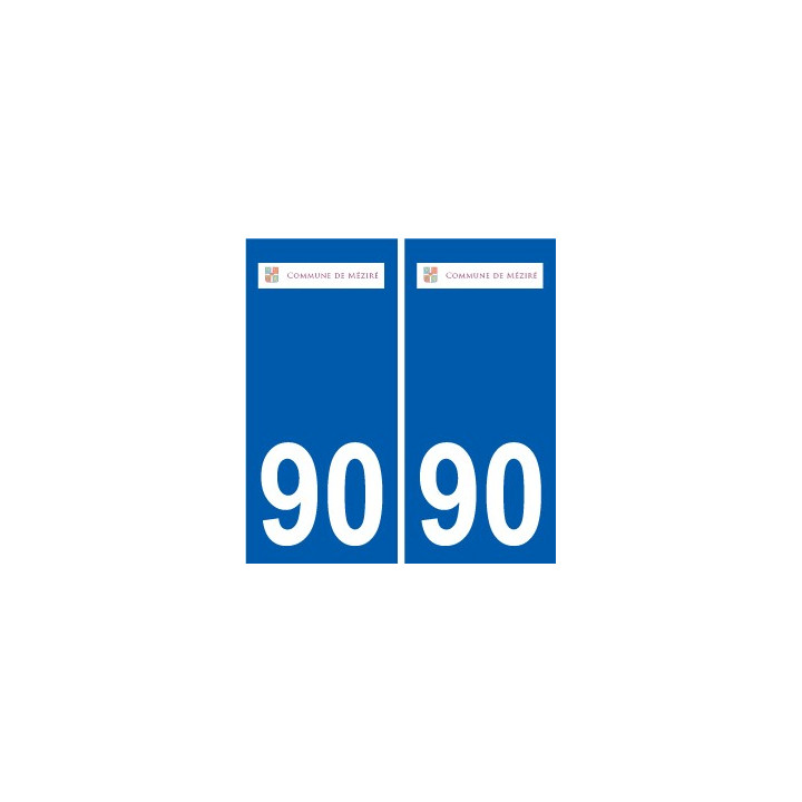 90 Bessoncourt logo autocollant plaque stickers ville
