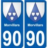 90 Giromagny wappen aufkleber typenschild aufkleber stadt