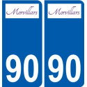 90 Delle logo aufkleber typenschild aufkleber stadt