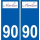 90 Bessoncourt logo autocollant plaque stickers ville