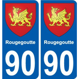 90 Giromagny coat of arms sticker plate stickers city