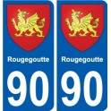 90 Bessoncourt blason autocollant plaque stickers ville
