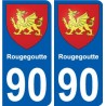 90 Bessoncourt blason autocollant plaque stickers ville