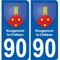 90 Bessoncourt blason autocollant plaque stickers ville
