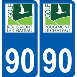 90 Bessoncourt logo autocollant plaque stickers ville