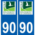 90 Bessoncourt logo autocollant plaque stickers ville