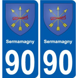 90 Giromagny wappen aufkleber typenschild aufkleber stadt