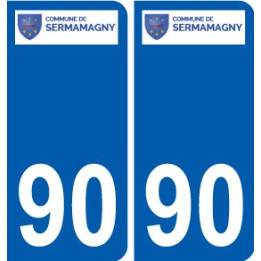90 Bessoncourt logo autocollant plaque stickers ville
