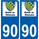 90 Delle logo sticker plate stickers city