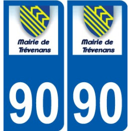 90 Delle logo sticker plate stickers city