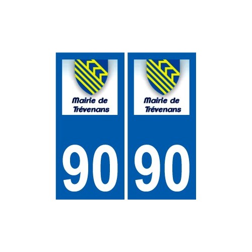 90 Delle logo sticker plate stickers city
