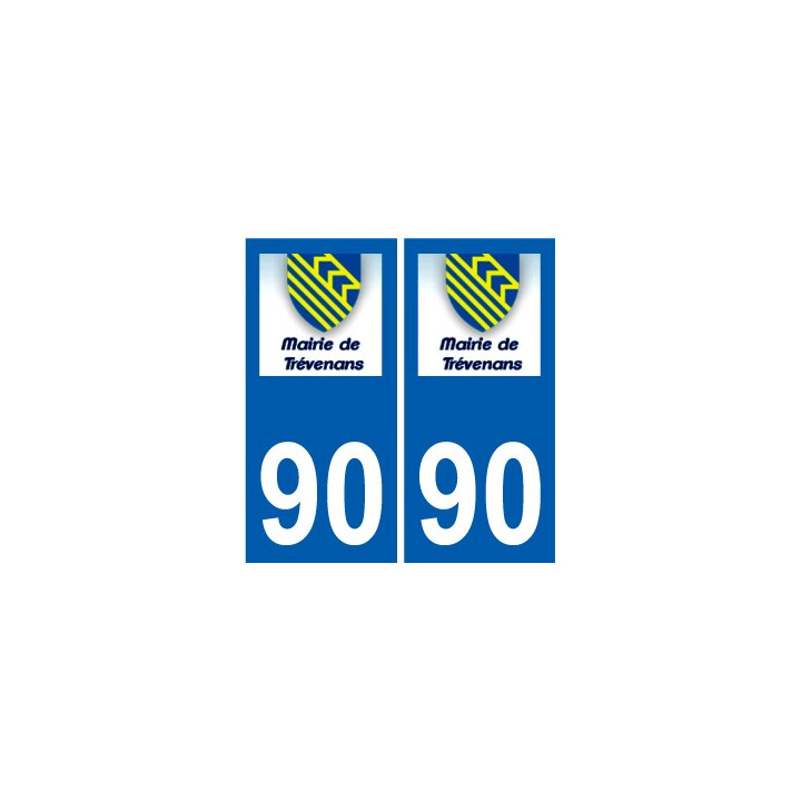 90 Delle logo sticker plate stickers city