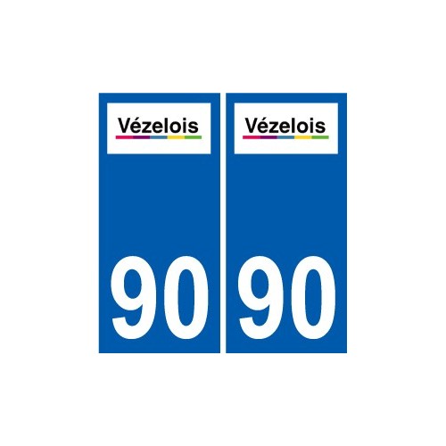 90 Bessoncourt logo autocollant plaque stickers ville