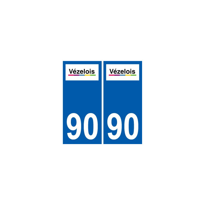 90 Bessoncourt logo autocollant plaque stickers ville
