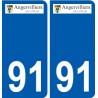 91 Breuillet logo aufkleber typenschild aufkleber stadt